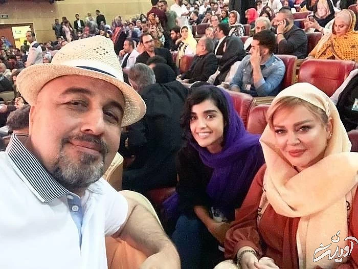 بهاره رهنما، الهه حصاری و رضا عطاران الهه حصاری در جشن حافظ